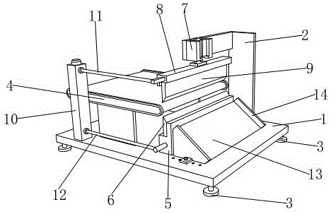 Hot cutting machine for plastic paper thin film