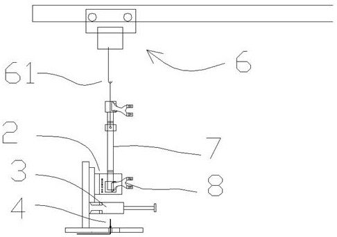 Disengaging method and device of anti-roll torsion bar sleeved in arm sleeve of torsion arm