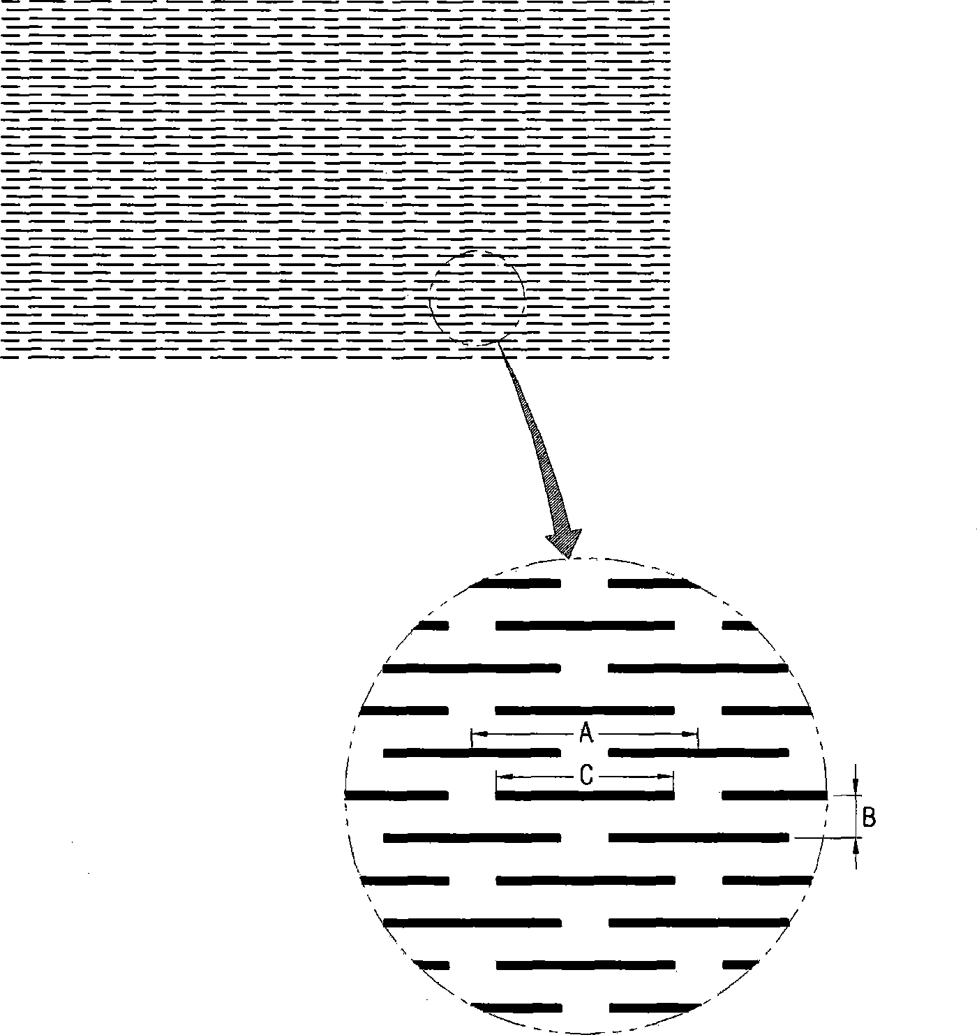 Light guide plate of backlight unit with patterns