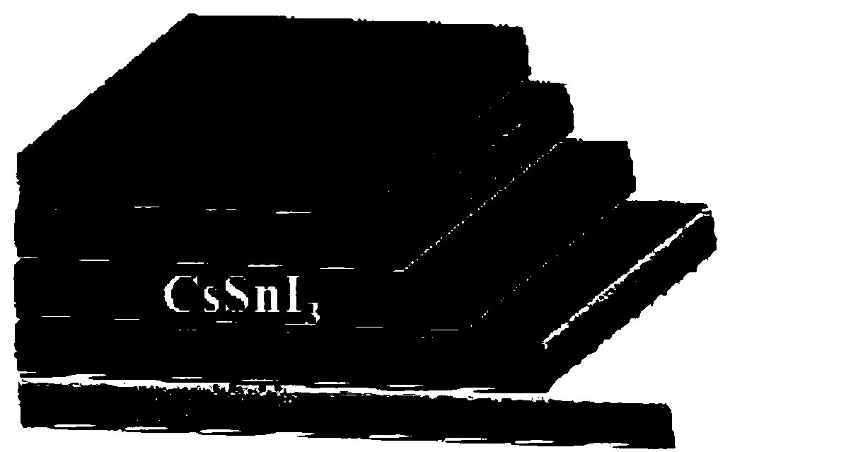 Method for preparing inorganic tin-based perovskite solar cell by physical vapor deposition