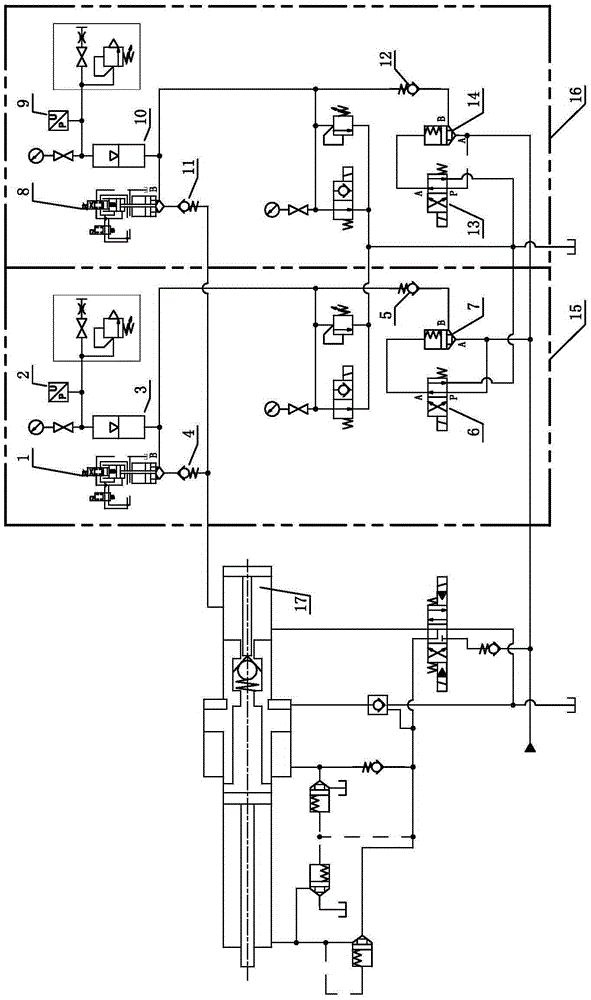 Hydraulic system with fast injection loops of die casting machine