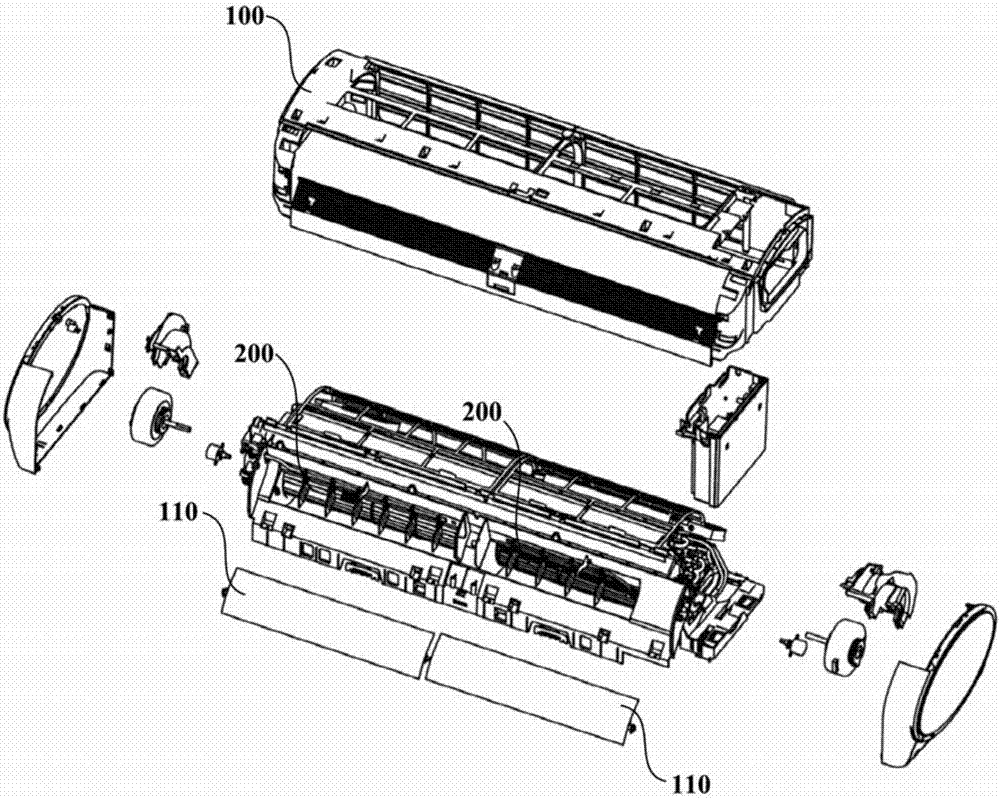 Wall-mounted air conditioner indoor machine and control method thereof