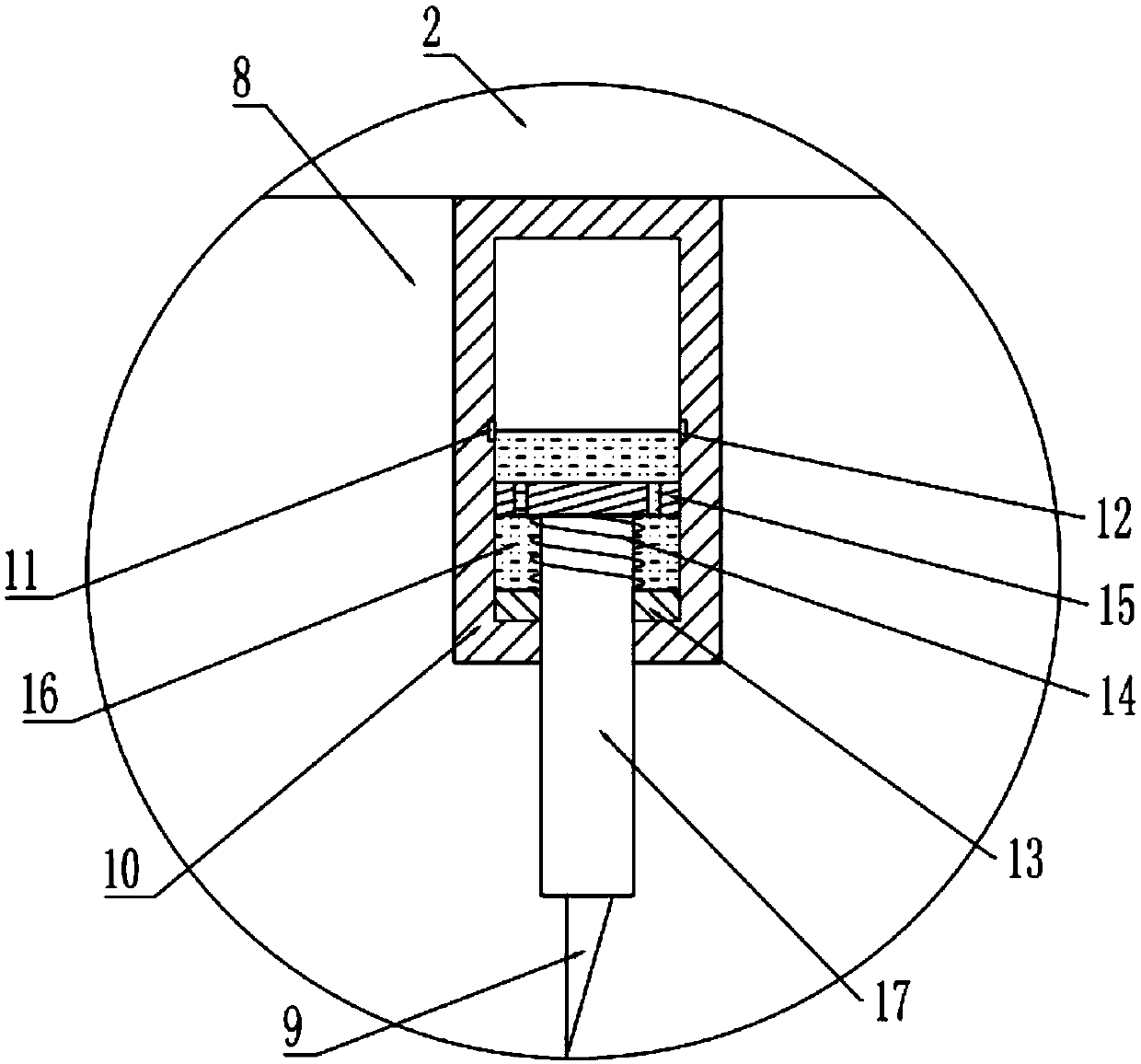 Slitting machine for machining aluminum foil packaging bag