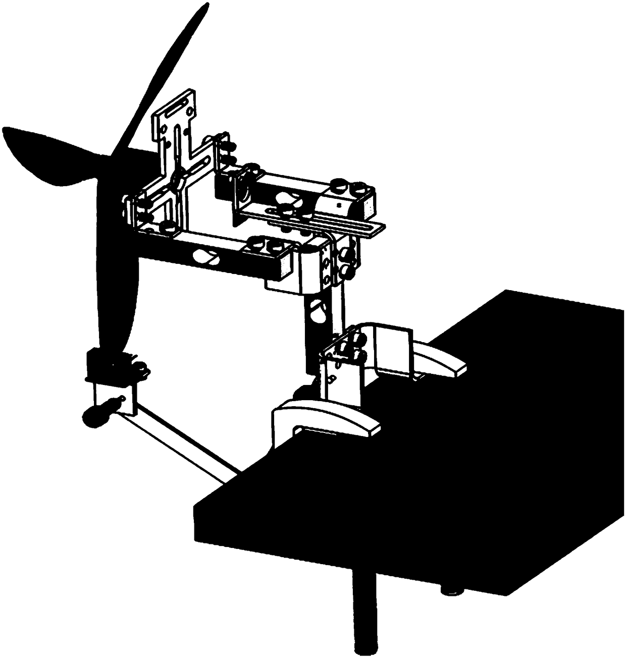 Light unmanned aerial vehicle electrodynamic system identification method and apparatus