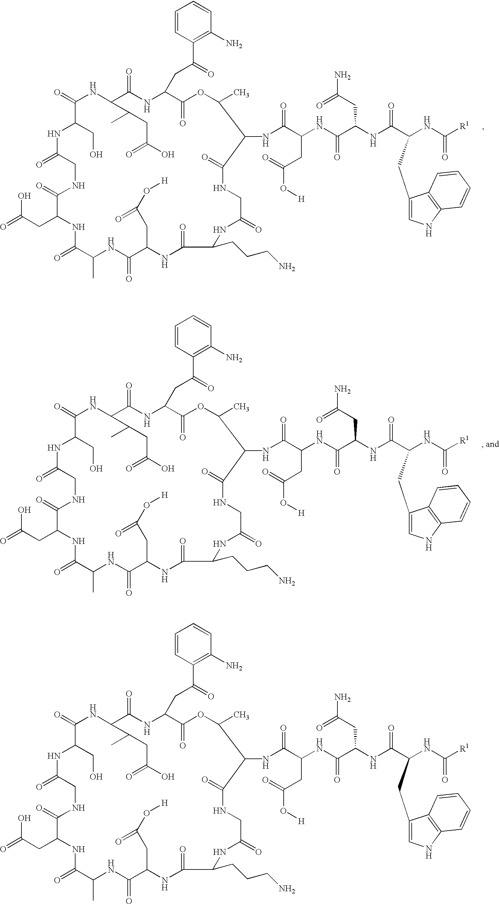 Lipopeptide stereoisomers, methods for preparing same, and useful intermediates