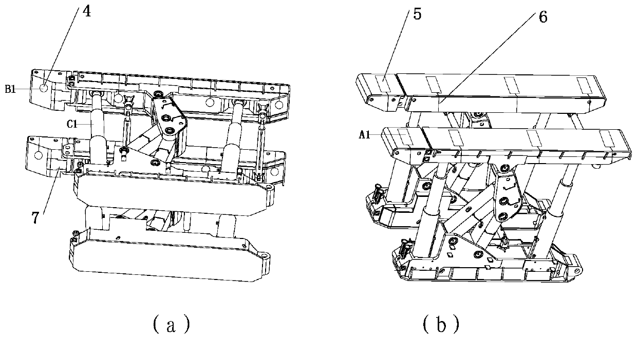 Automatic adjusting system of supporting intensity of advance hydraulic support group and use method thereof