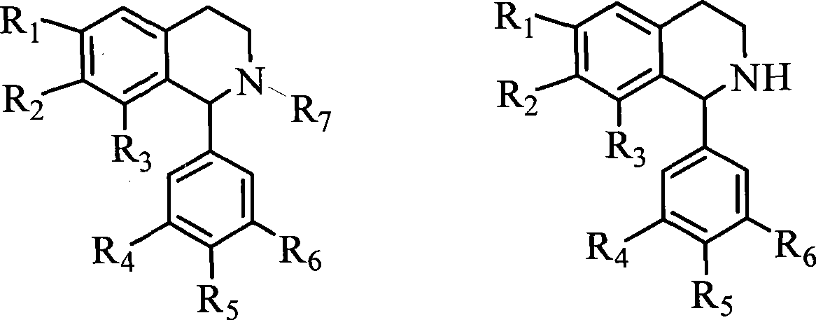 1-(3',4',5'- trisubstituted phenyl)- tetrahydroisoquinoline compound and its use