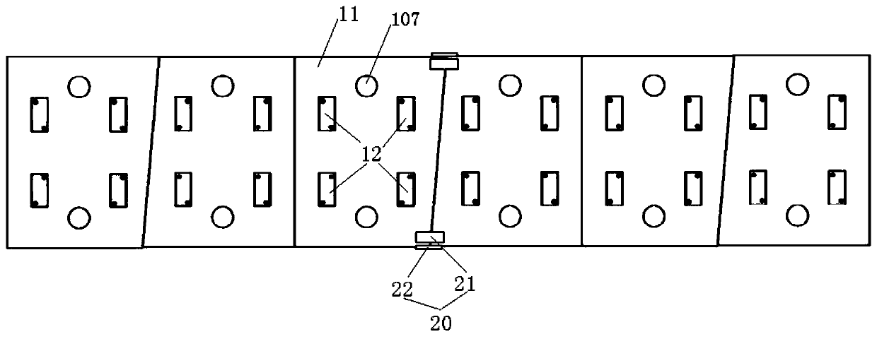 Floating slab rail unit