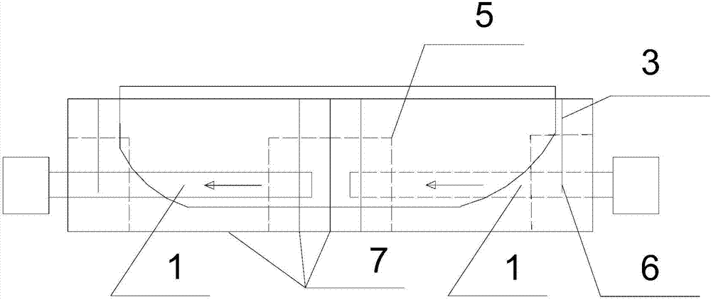 An experimental device and experimental method for measuring the torque of a catamaran