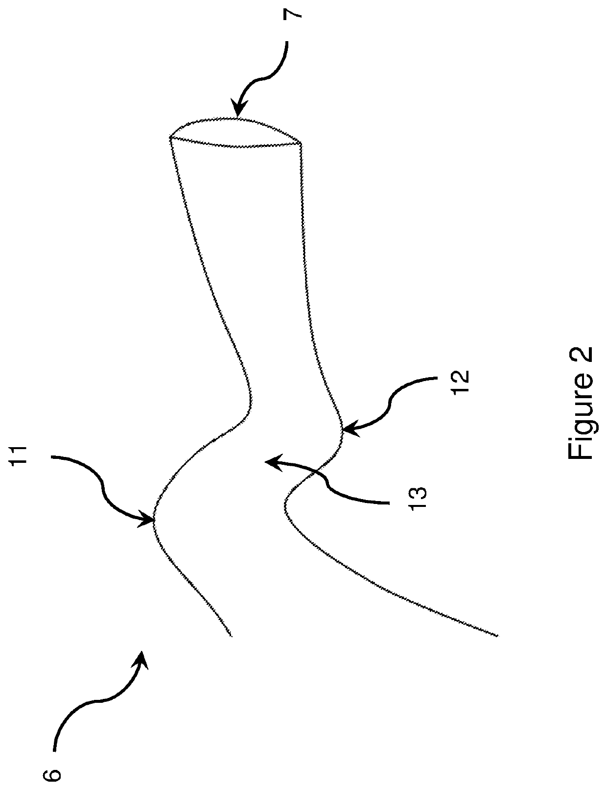 Earpiece having V-shaped interconnection between two portions of the earpiece when inserted into the ear canal