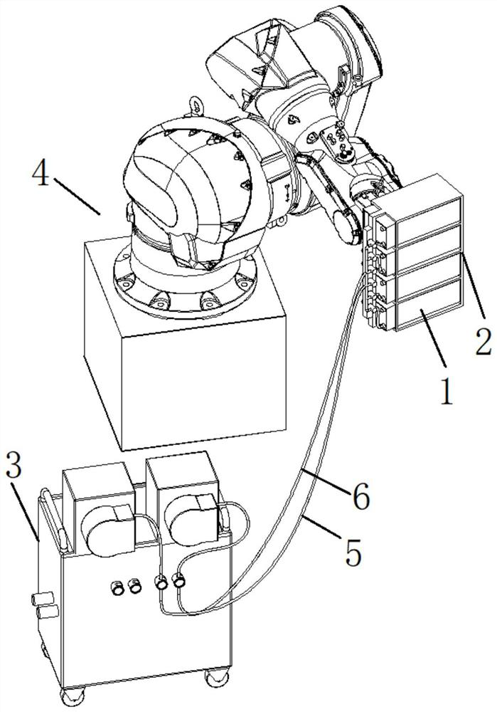 Pipeline automation device for preparing biological products in cell factory