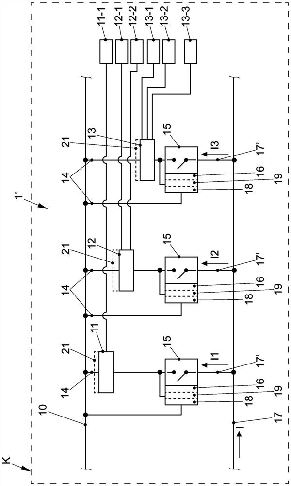 Overload protection method for a bus station in a motor vehicle and circuit arrangement for implementing the method