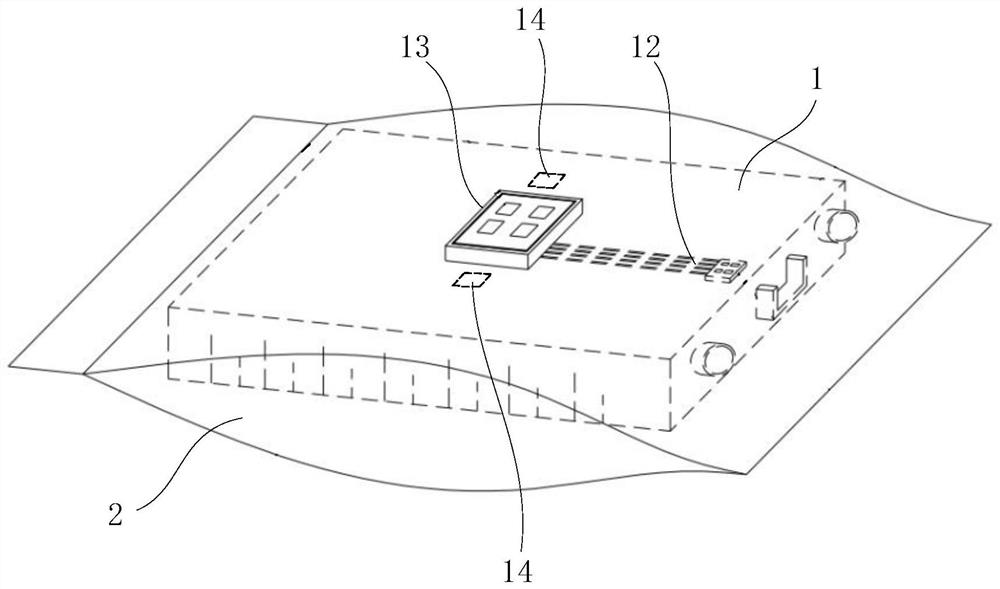 Consumable assembly, packaging piece and testing head