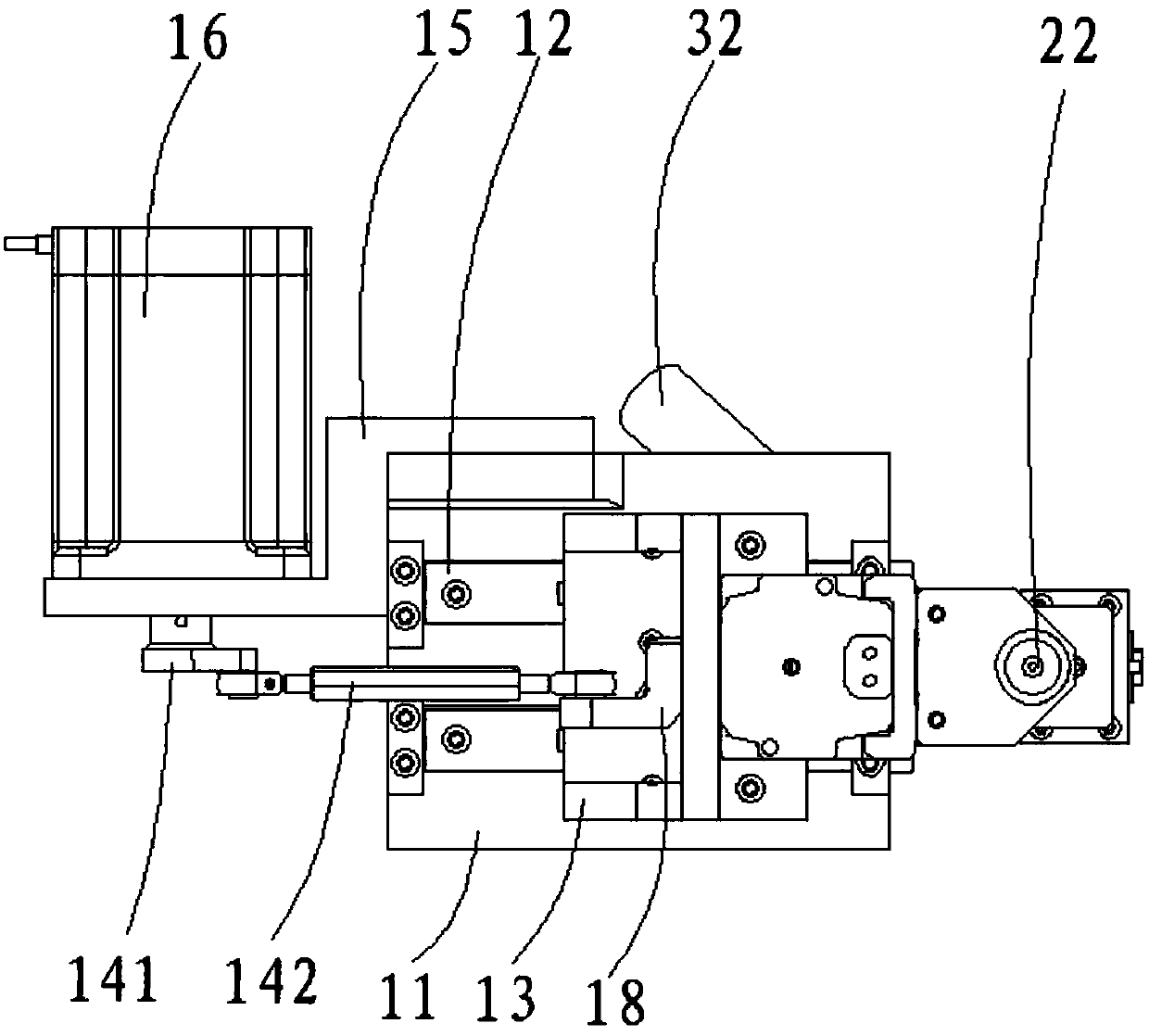 Method and device for testing tensile force of welding point of cover cap of lithium battery