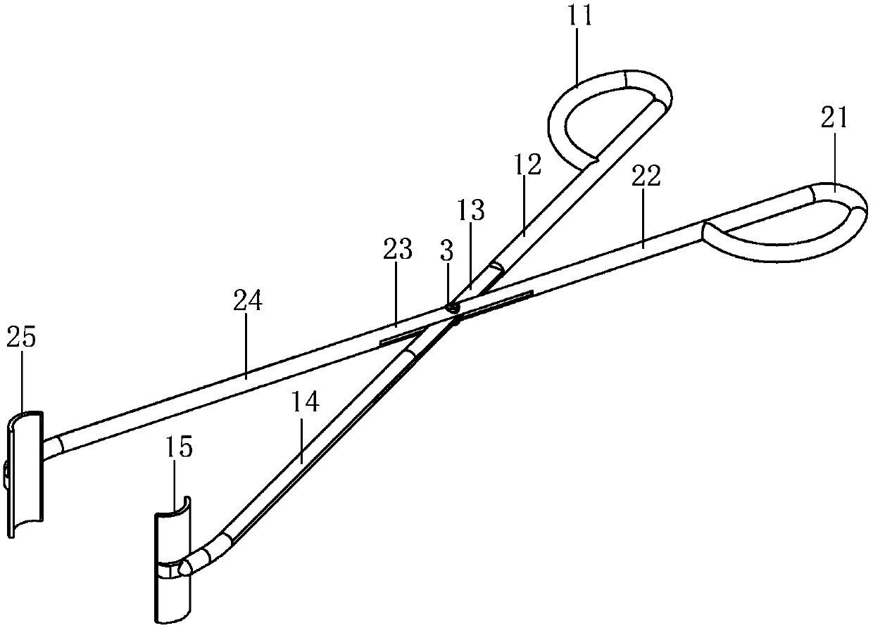 Special pipe holding apparatus for venous incubation of anterolateral small incision cardiac surgery