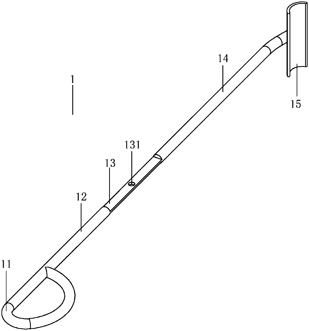 Special pipe holding apparatus for venous incubation of anterolateral small incision cardiac surgery