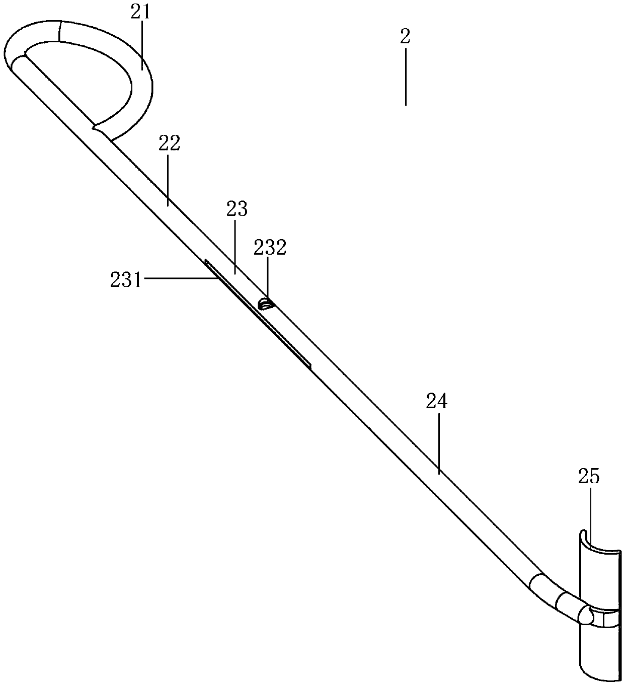 Special pipe holding apparatus for venous incubation of anterolateral small incision cardiac surgery