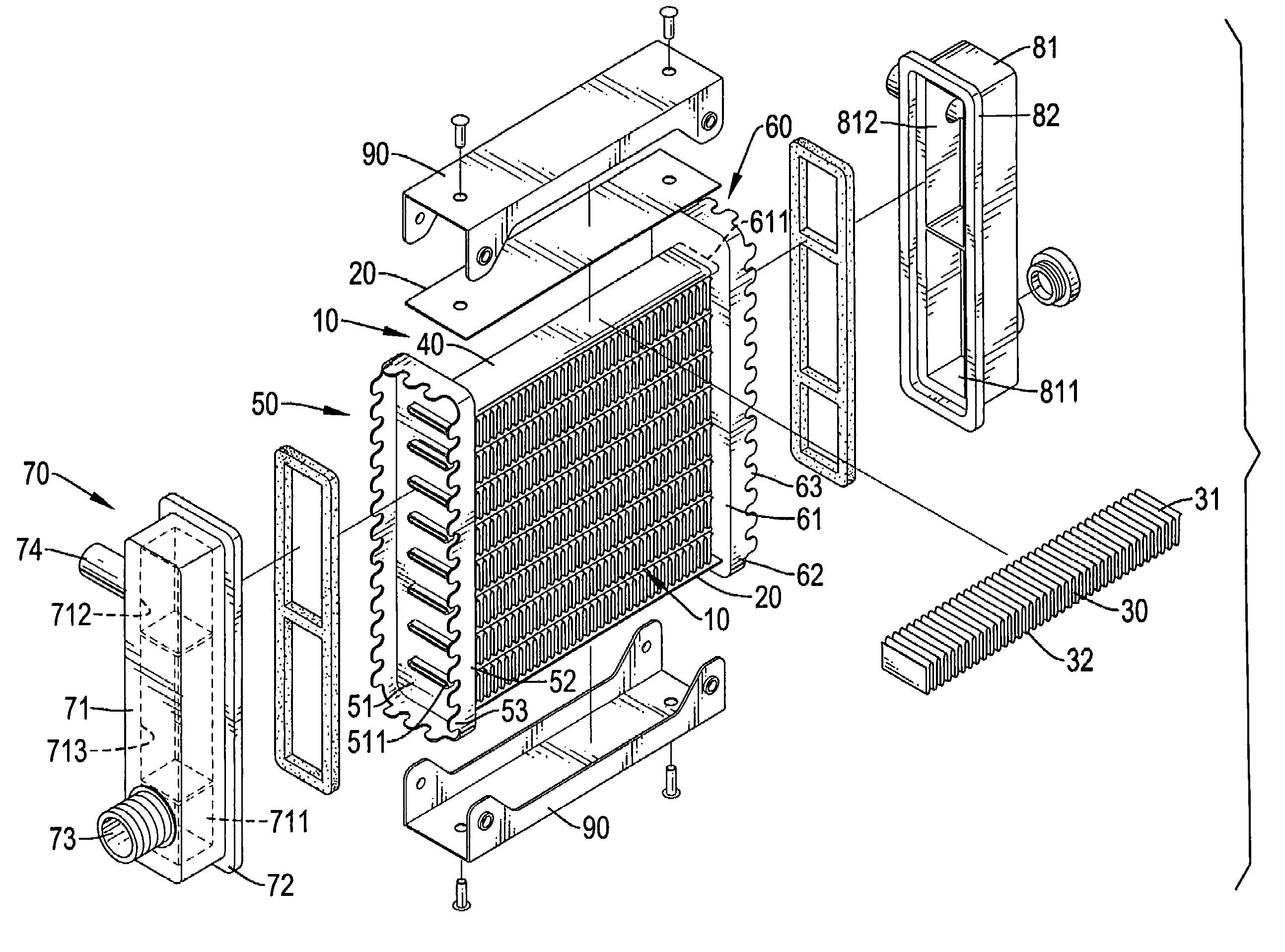 Liquid cooled heat dissipator