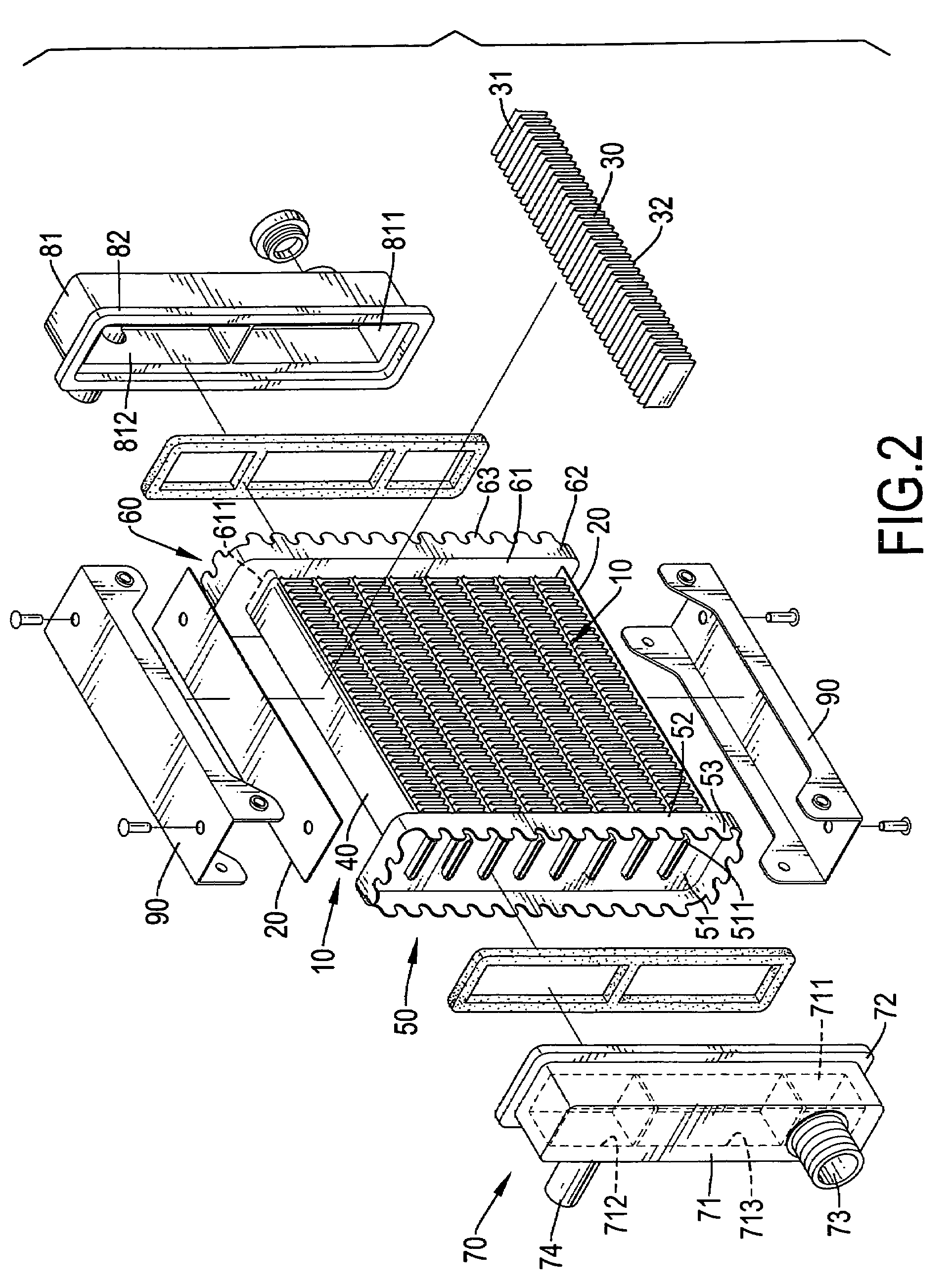 Liquid cooled heat dissipator