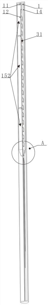 Asymmetric broadband dipole antenna for borehole radar