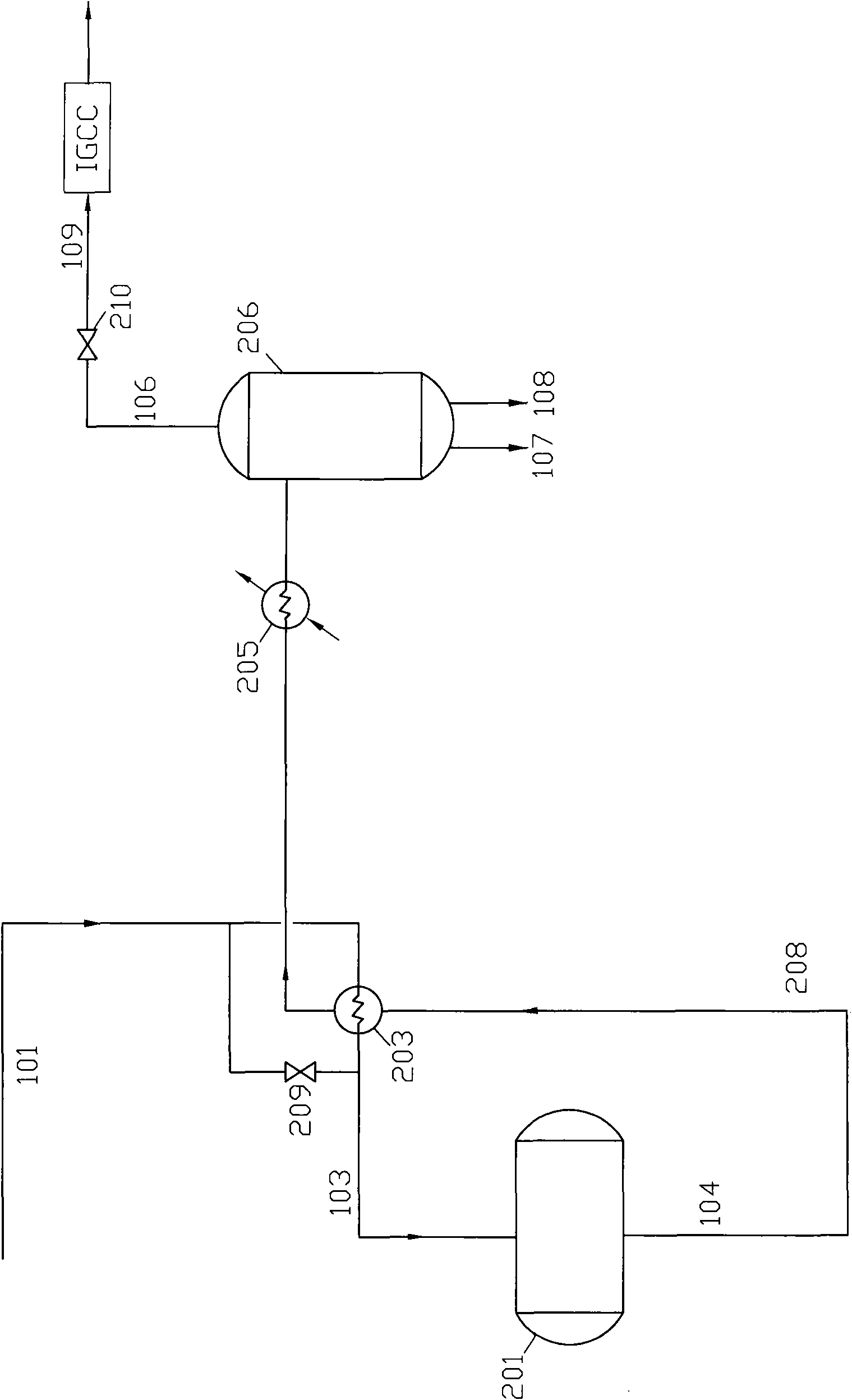 Method and device for producing hydrocarbon by Fishcer-Tropsch reaction of synthesis gas