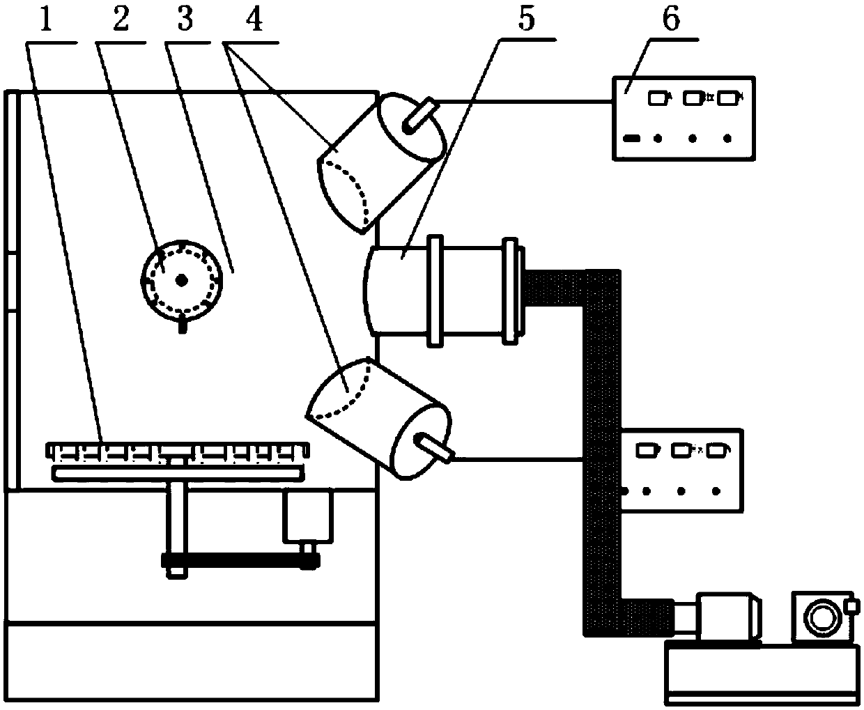 Arc ion plating device