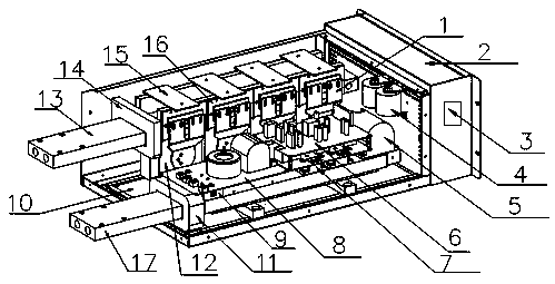 High-power synchronous rectification high-frequency switching power supply