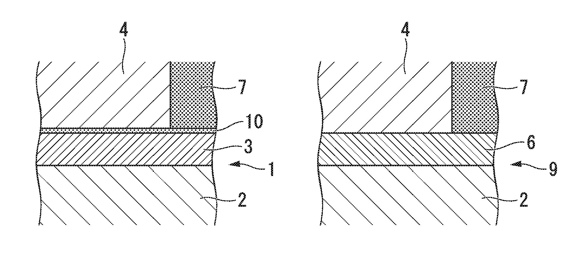 Polyurea crosslinked particles for transport device member, sliding member and method of preparing polyurea crosslinked particles for transport device member