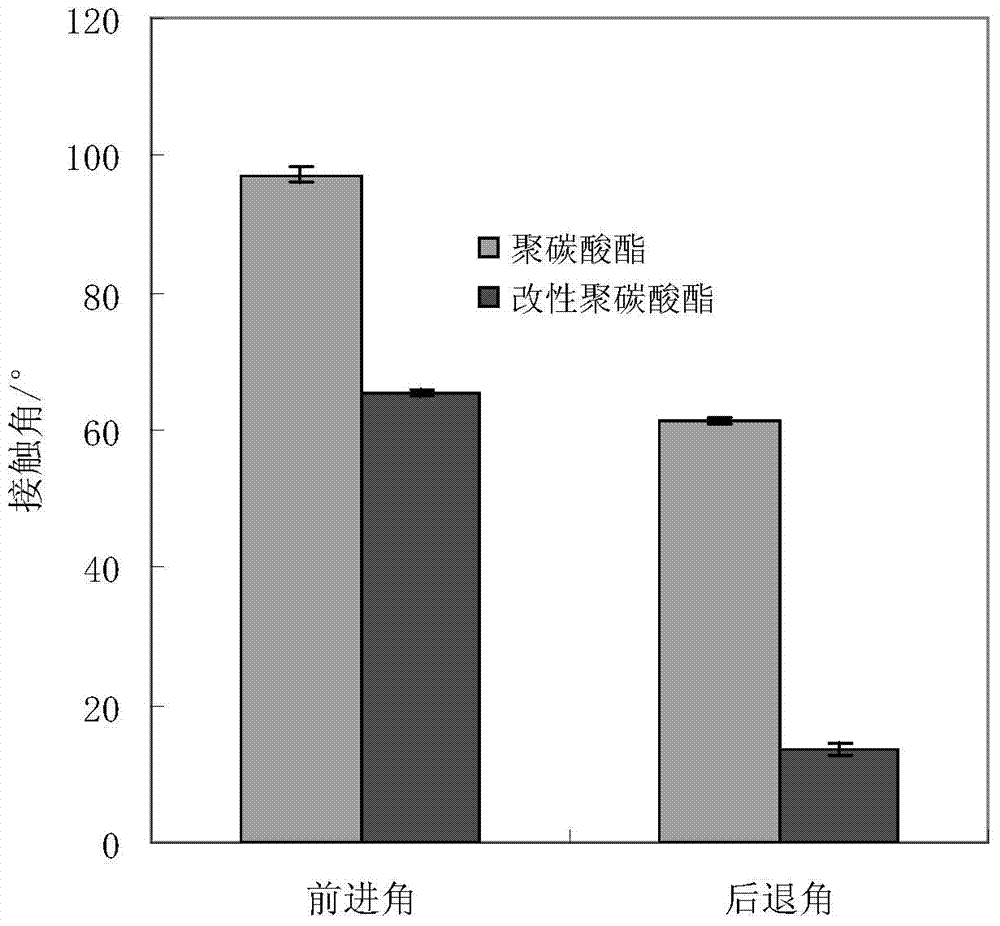 Method for preparing phosphorylcholine biomimetic coating by photocuring