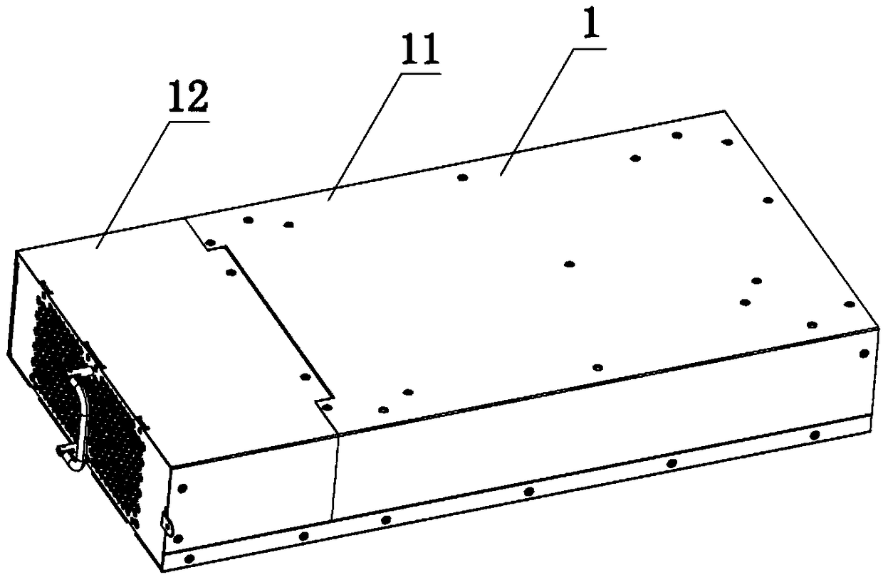 Isolated heat dissipation structure suitable for charging pile module and heat dissipation method thereof