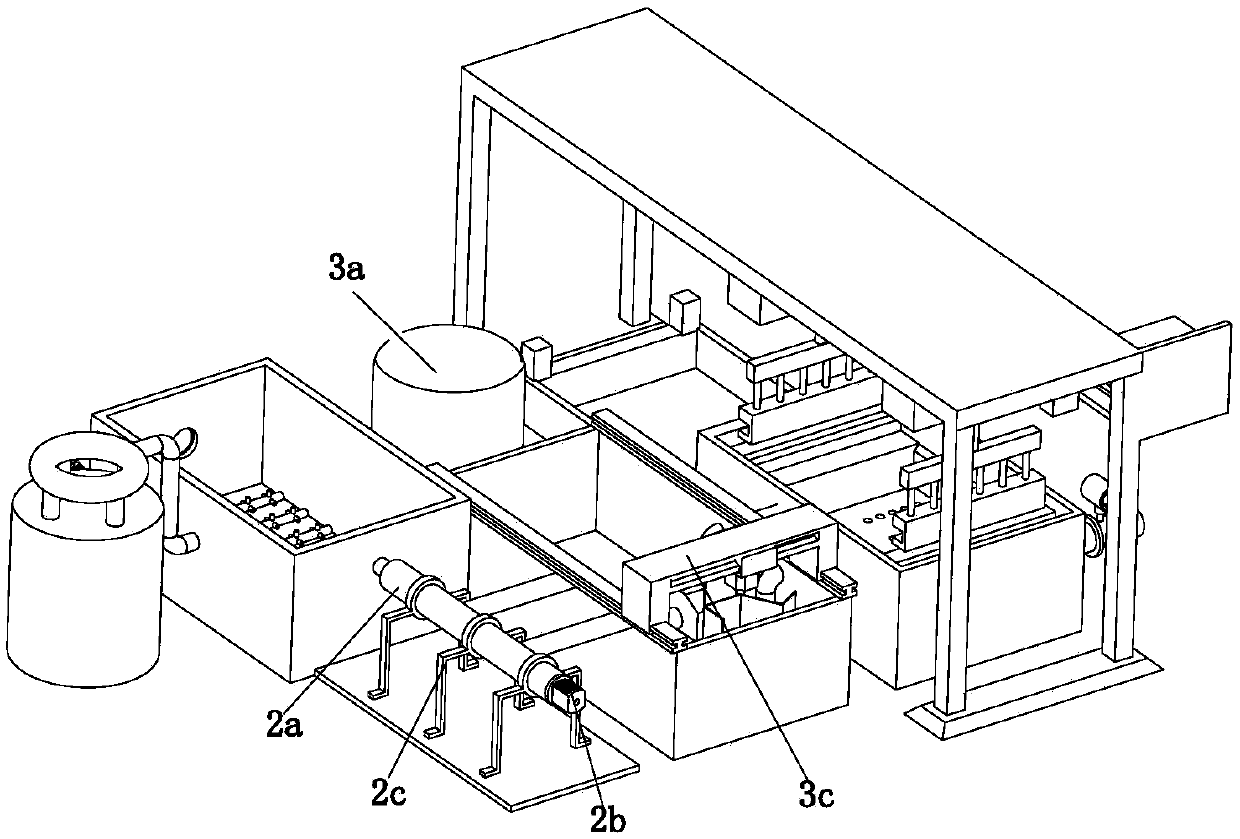 Treatment device for sewage