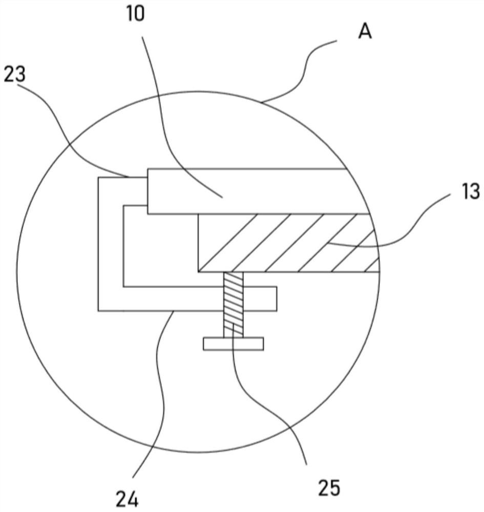 A large-diameter cement pipe section handling device for road construction