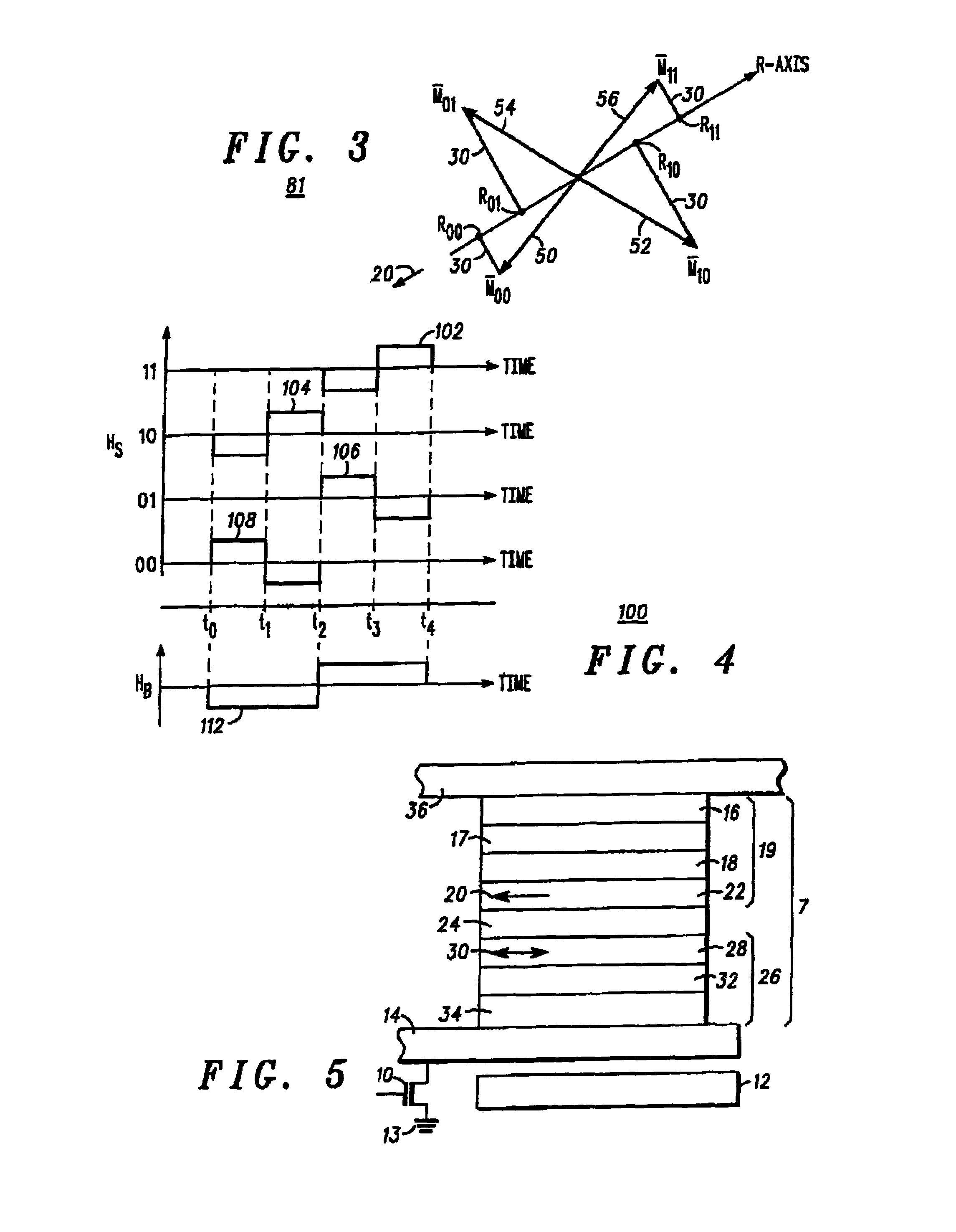 Multi-state magnetoresistance random access cell with improved memory storage density