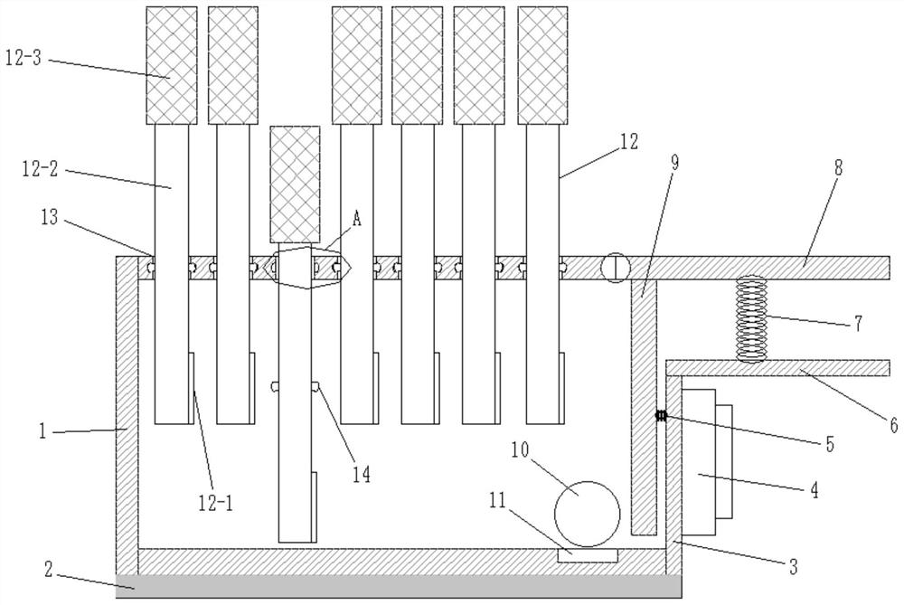 A device for practicing piano playing finger force