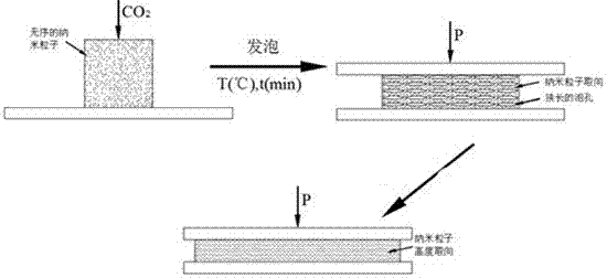 Preparation of polymer-based nanocomposites with highly oriented nanoparticles in a polymer matrix