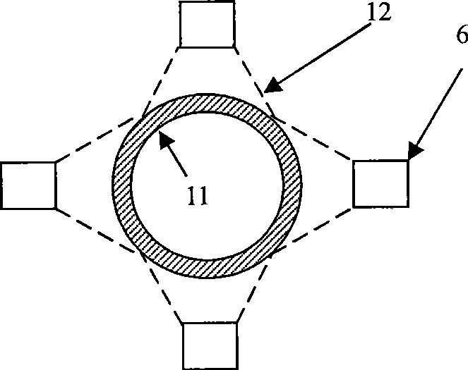 Hot-rolled seamless tube on-line accelerated cooling device and method