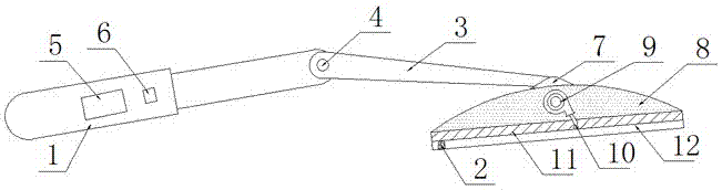 Telescopic automobile windshield wiper