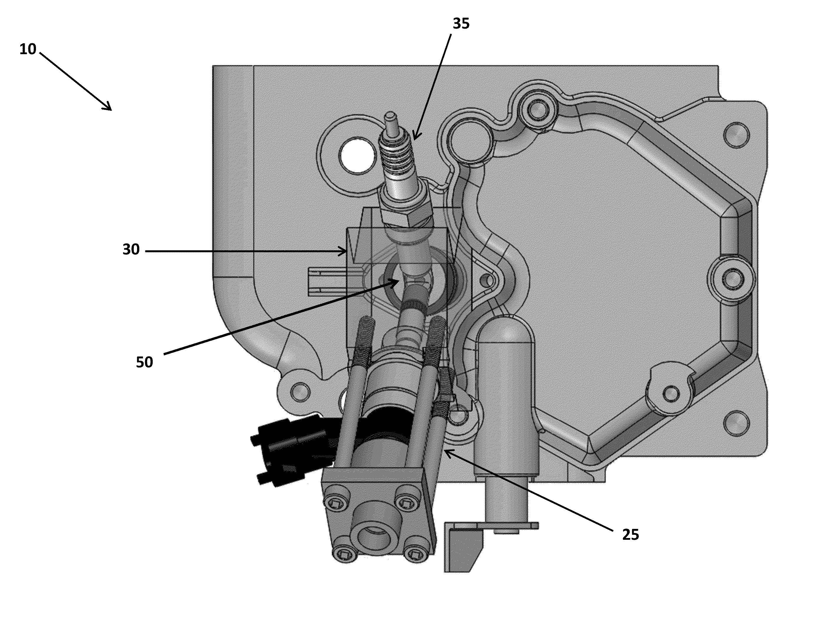 Ignition system for low grade synthesis gas at high compression