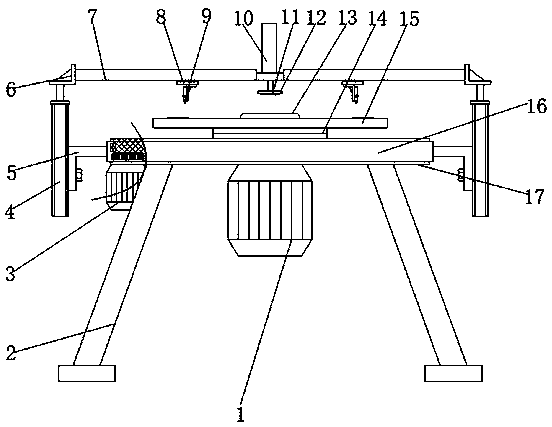 Rotary cutting device for aluminum material processing