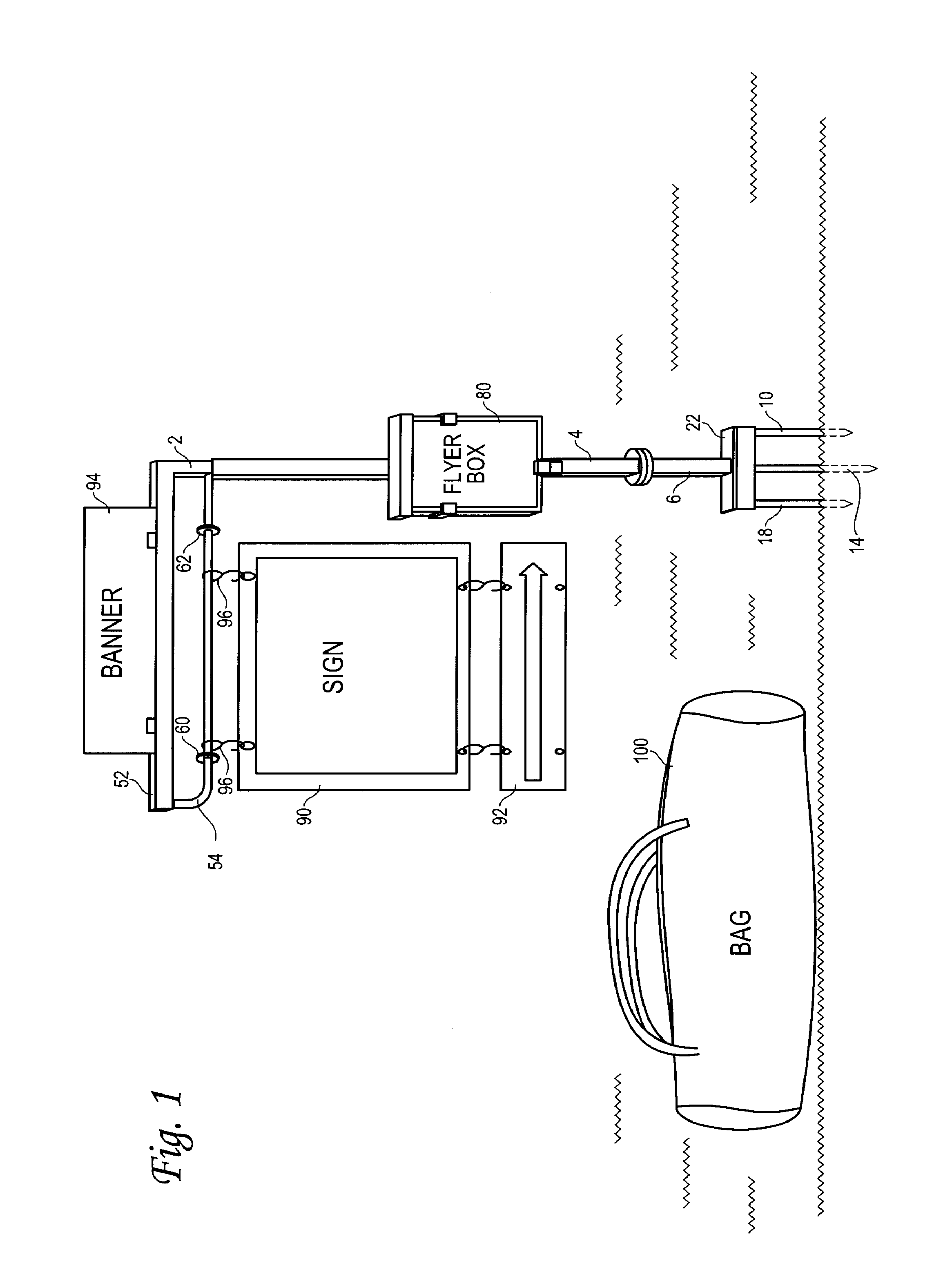 Modular sign post