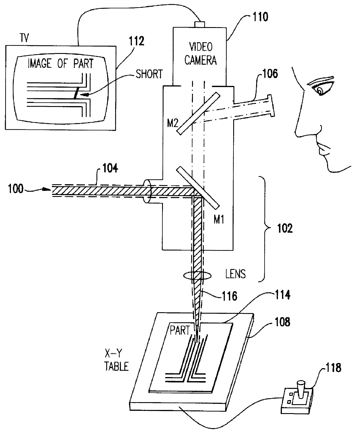 Laser repair process for printed wiring boards