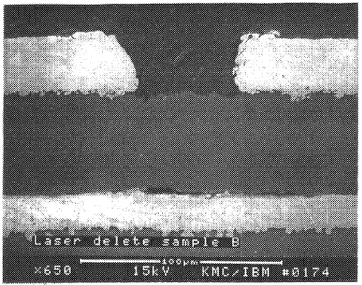 Laser repair process for printed wiring boards