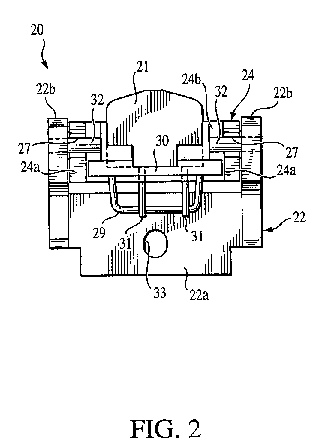 Support structure of a magnetic head and magnetic card reader