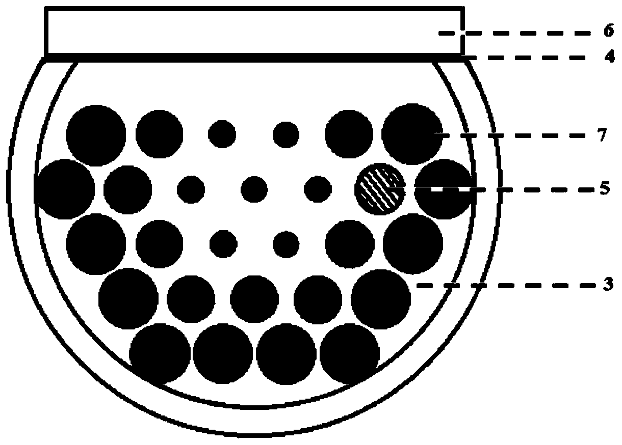 Biological two-parameter sensor based on photonic crystal fiber