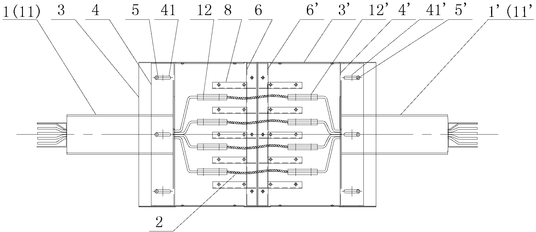 Universal expansion unit for low-voltage bus slot