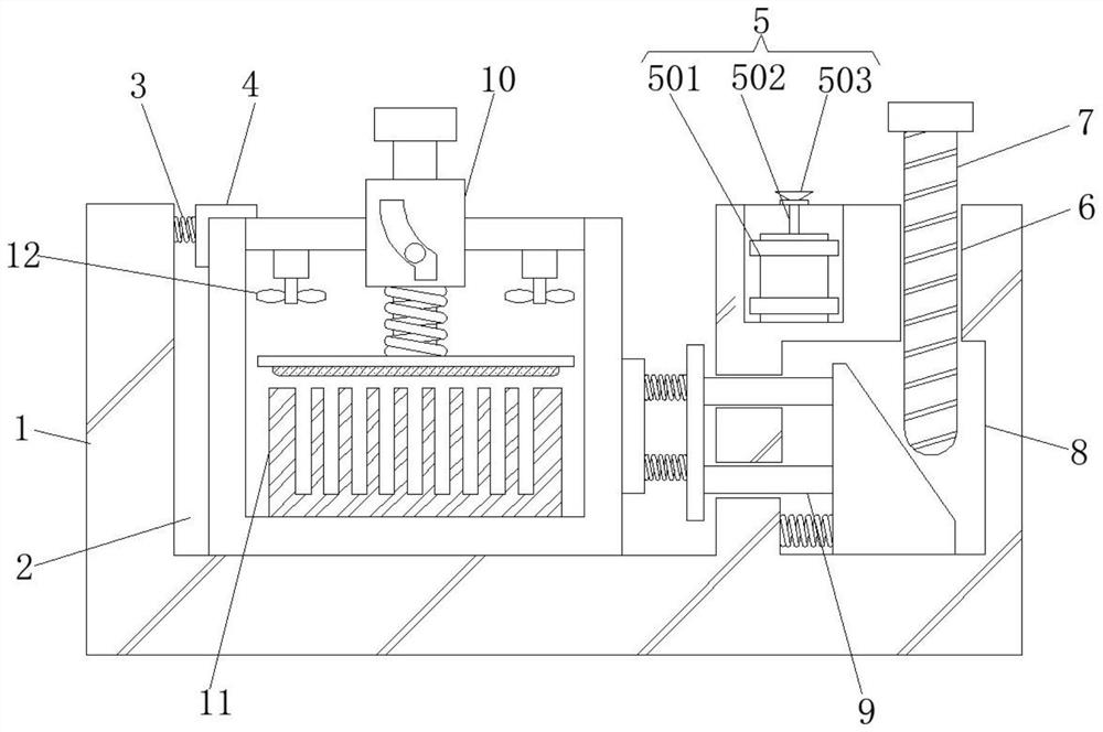 Anti-falling fixing device based on semiconductor chip