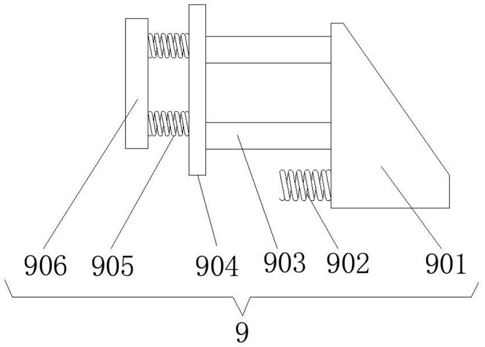 Anti-falling fixing device based on semiconductor chip