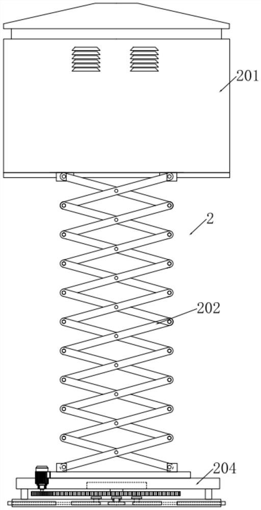 Dot-matrix remediation system for non-point source polluted water treatment and working method of dot-matrix remediation system