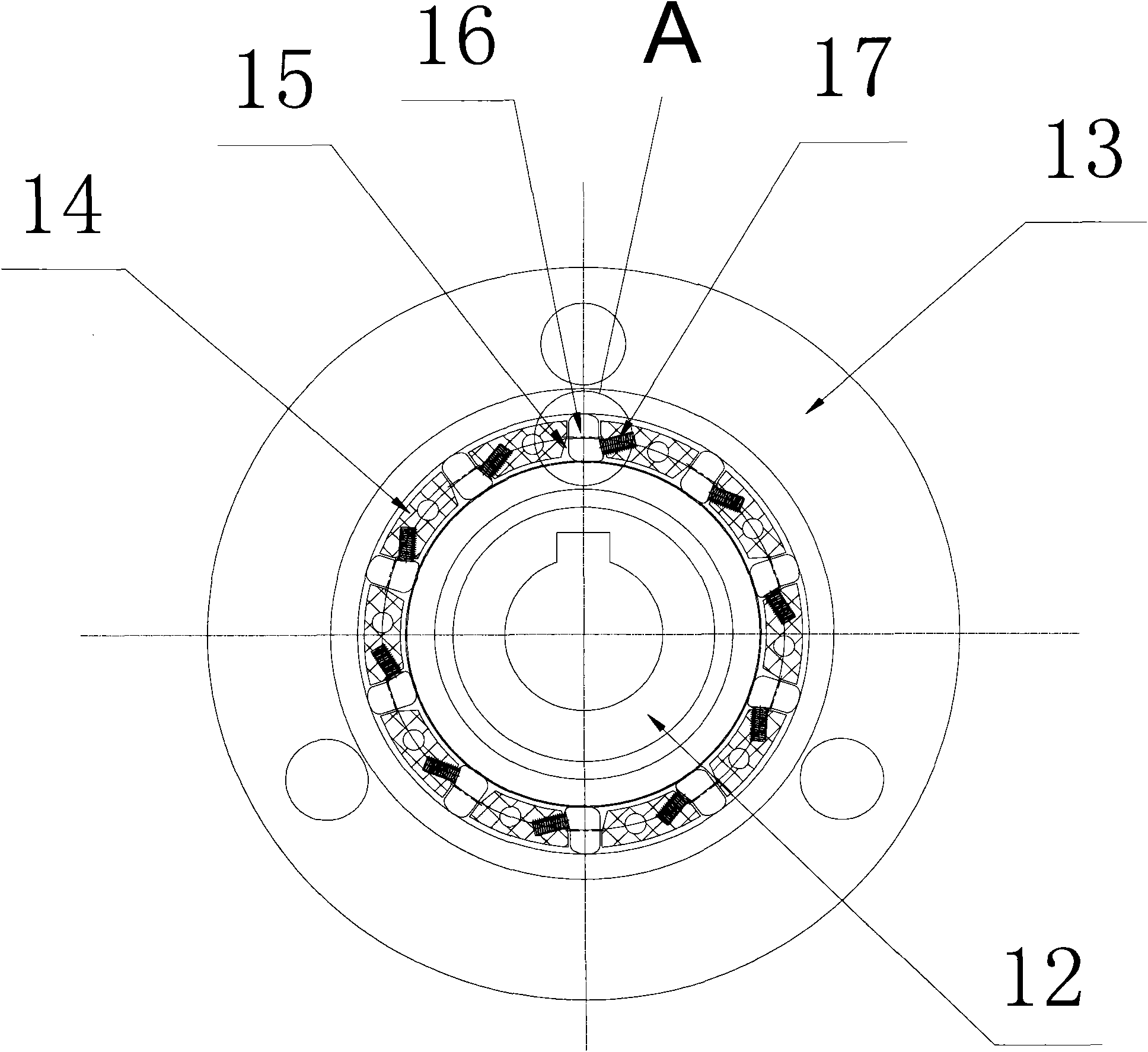 Electric wheel hub