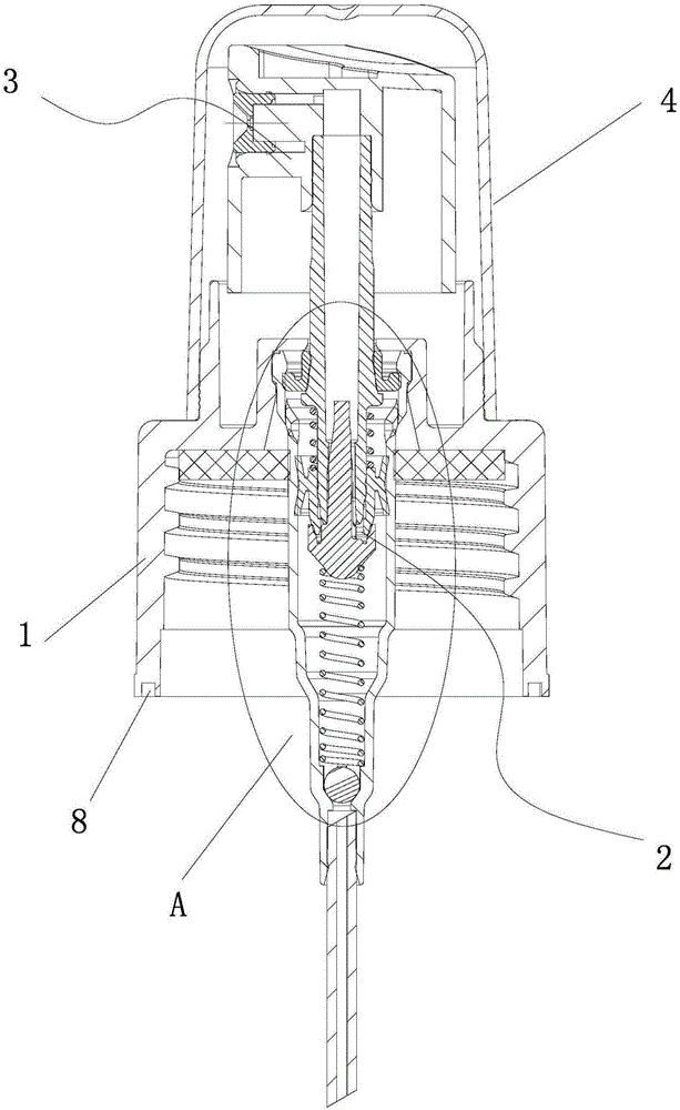 A spray pump device with fast pumping